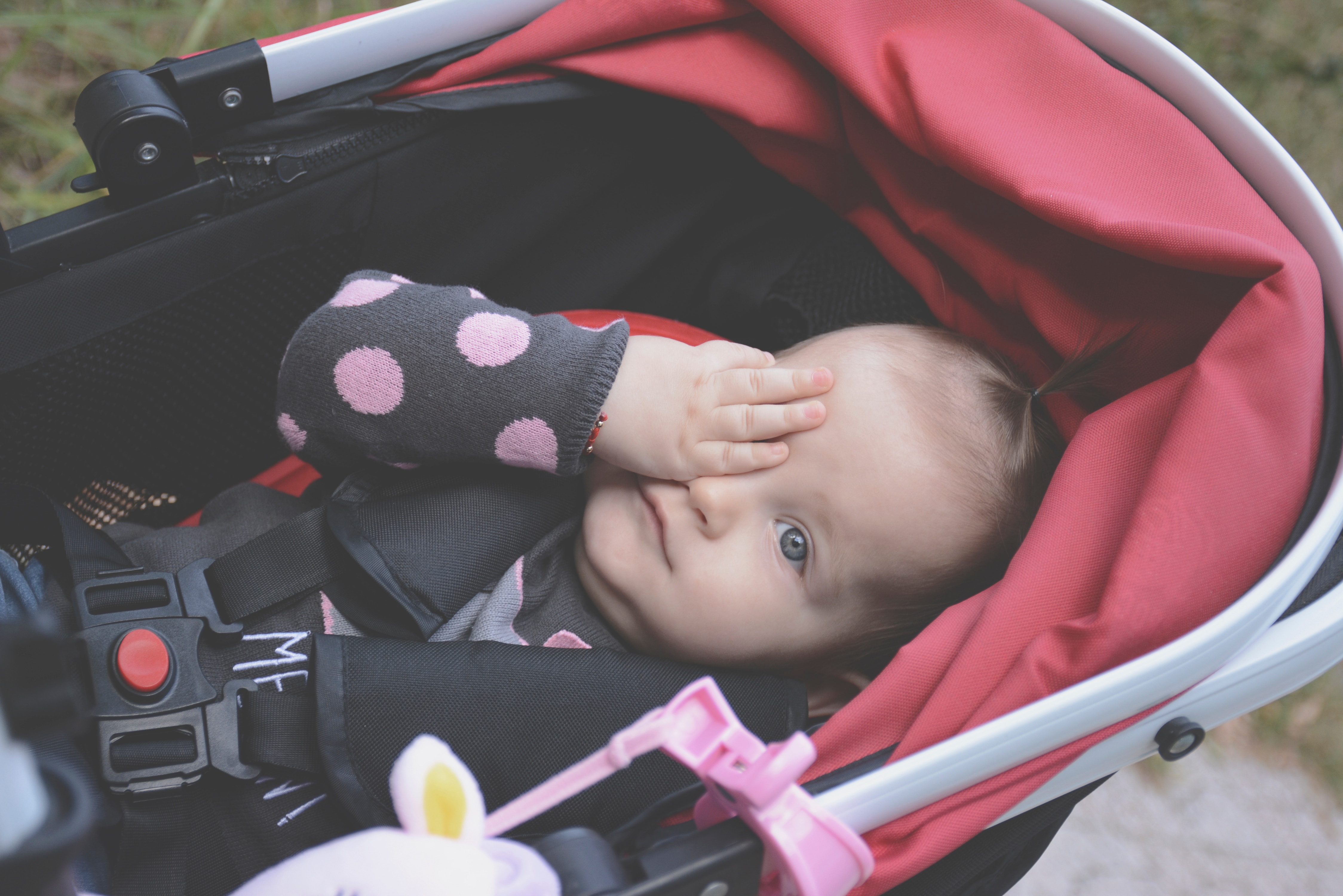 child in child carrier